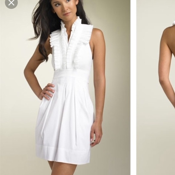 bcbgmaxazria ruffle dress